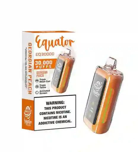 Vape Equator Eq30000 - Georgian Peach - 30000 Puff - 5% Nicotina