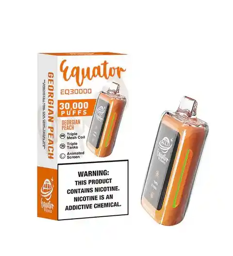 Vape Equator Eq30000 - Georgian Peach - 30000 Puff - 5% Nicotina