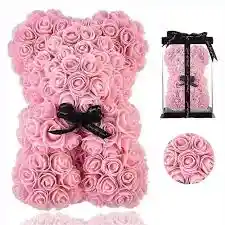 Oso De Rosas Rosado