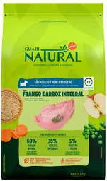 Alimento Seco Guabi Natural Perro Adulto Raza Mini Y Pequeña Sabor Pollo Y Arroz Integral 2,5kg