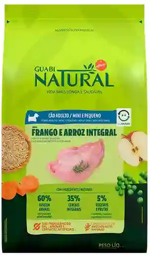 Alimento Seco Guabi Natural Perro Adulto Raza Mini Y Pequeña Sabor Pollo Y Arroz Integral 2,5kg