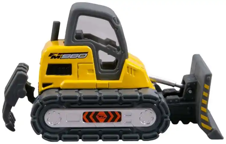 Carro A Escala Bulldozer Street Loader Amarillo Maisto Diecast