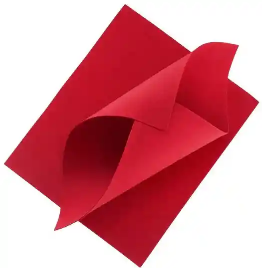 Fomy Liso Carta/rojo