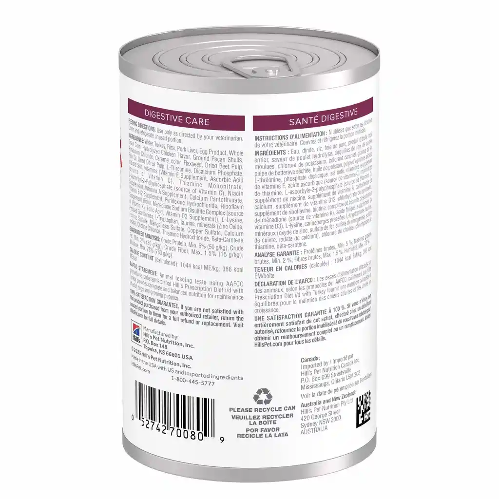 Hills I/d Alimento Húmedo Para Perros 13 Oz
