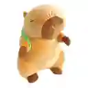 Peluche Capibara Con Maletita De Tortuga