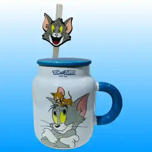 Mug O Taza Tom Y Jerry Azul