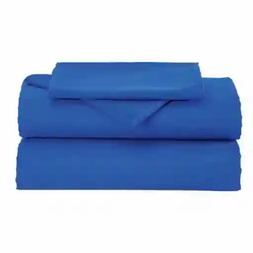 Juego De Sábanas Para Cama King(2x2) Confort Y Suavidad Color Azul