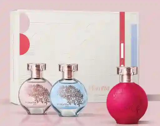 Kit De Perfumes Regalo Para Mujer Floratta Flowers (3 Artículos)