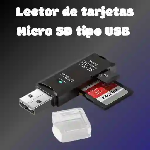 Lector De Tarjetas Micro Sd Tipo Usb