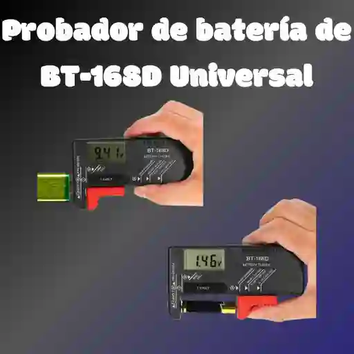 Probador De Batería De Bt-168d Universal