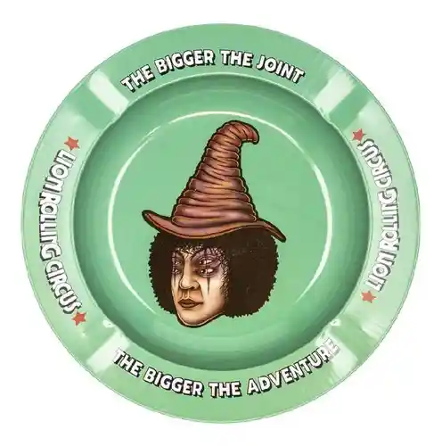 Cenicero Lion Rolling Circus Circular Verde
