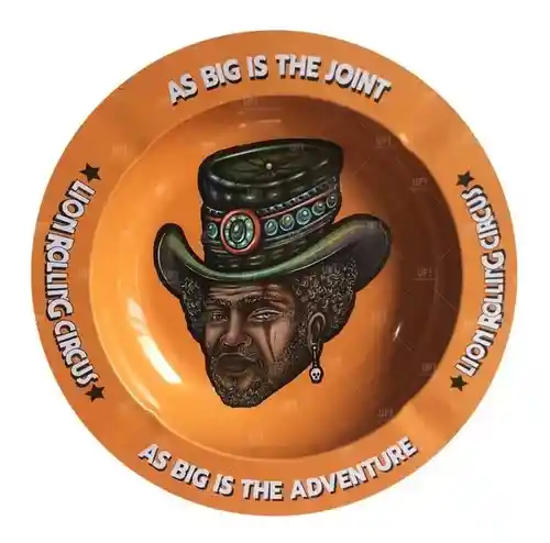 Cenicero Lion Rolling Circus Circular Naranja