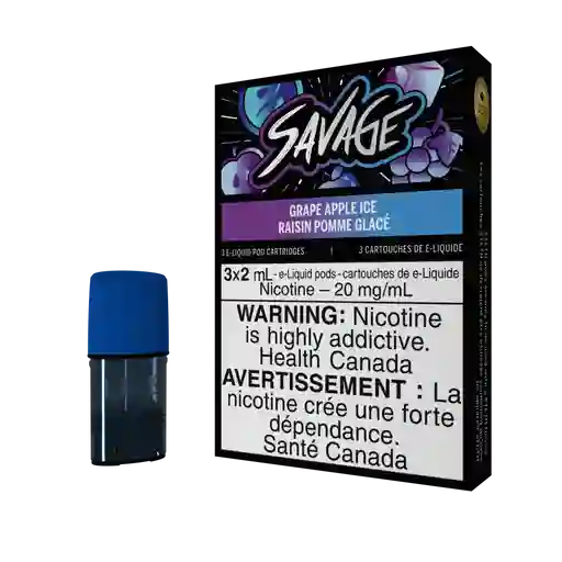 Stlth Grape Apple Ice 2x2ml Nico Salt