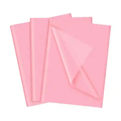 Papel Seda Rosado X5und