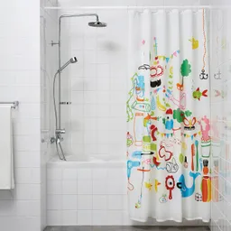 Tubo Barra Colgar Cortina Baño Ajustable Extendible Ducha 1a