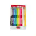 Colores Unipunta 12+3 Und 4 Mm + Tajalápiz Klipp