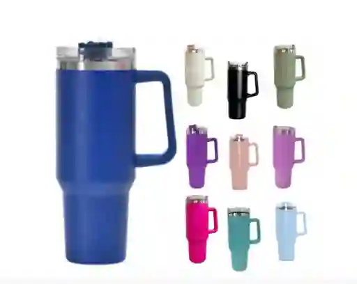 Termo Vaso Botella Térmica Acero Inoxidable Pitillo Te 1.2l