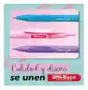 Boligrafo X12 Lapicero Tinta Negra Diseño Pastel Trazo Fino Semi-gel