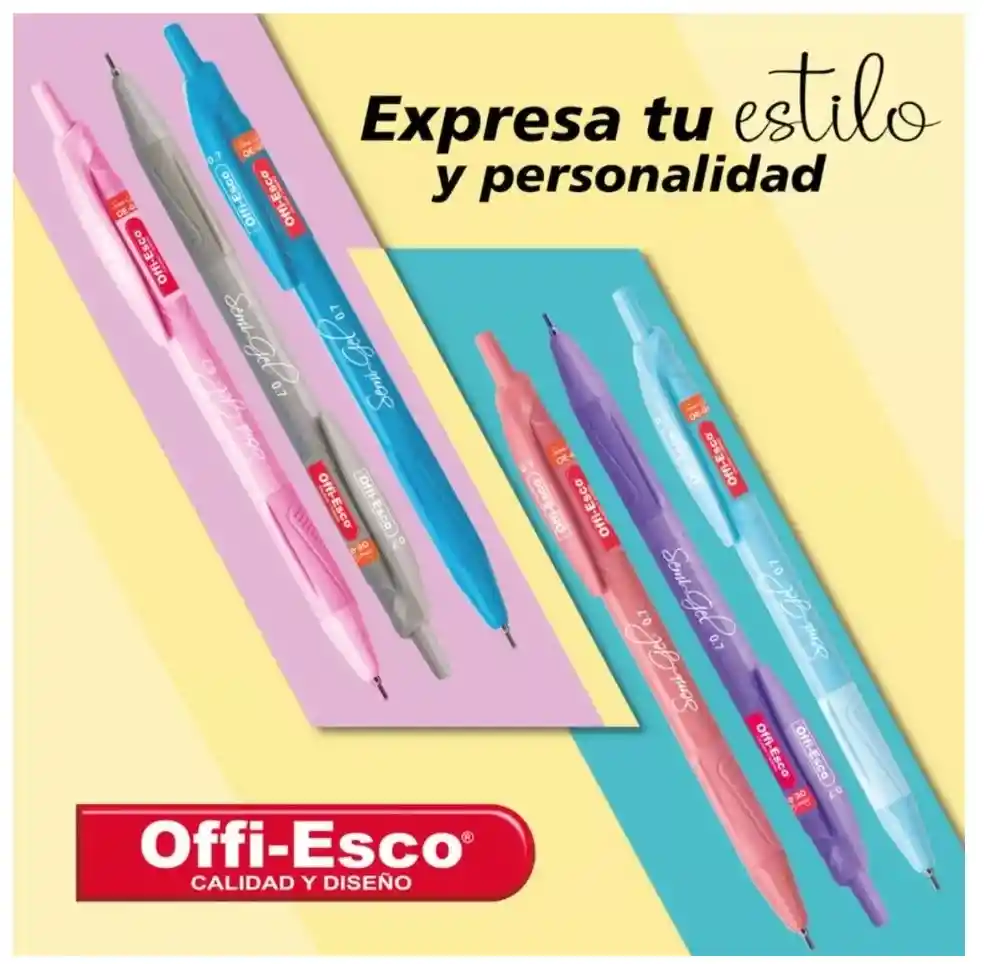 Boligrafo X12 Lapicero Tinta Negra Diseño Pastel Trazo Fino Semi-gel