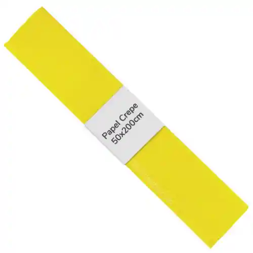 Papel Crepe Amarillo X2und