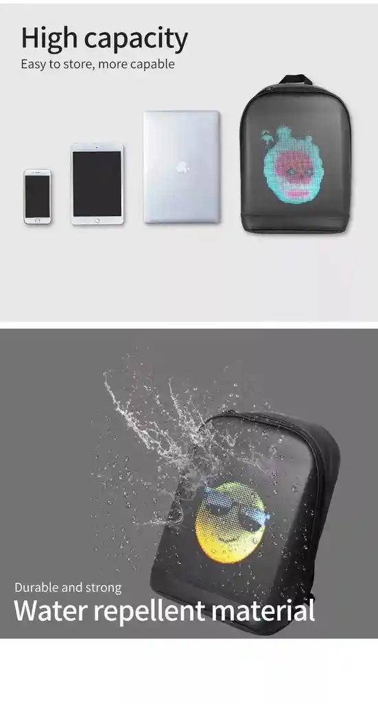 Mochila Led Crelander De 6.ª Generación