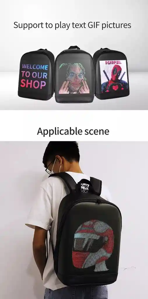 Mochila Led Crelander De 6.ª Generación