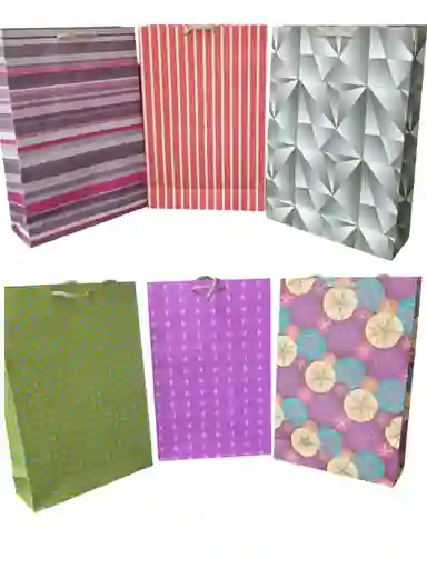 Bolsa Regalo Kraft 27x18cm Varios Motivos