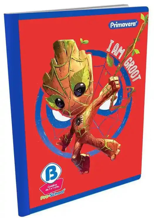 Cuaderno Preescolar Cuadros 1x1 B Cms