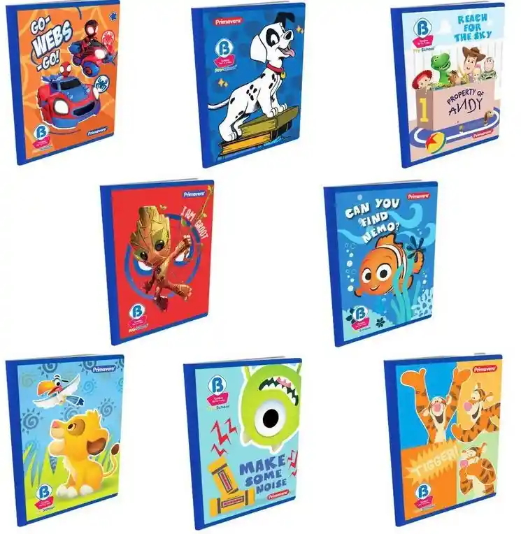 Cuaderno Preescolar Cuadros/1x1 B Cms