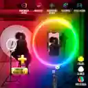 Aro De Luz Rgb De 36cm + Tripode