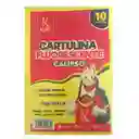 Cartulina Fluorescente Calipso Paqx10und Klipp