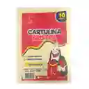 Cartulina Bristol 1/8 Pqte Surt X 10unid Klipp