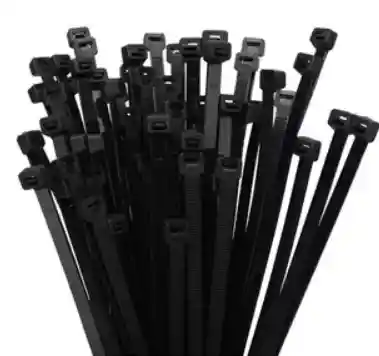 Amarras Plásticas Negras - 3.6x250 Mm X 100 Und
