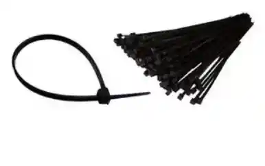 Amarras Plásticas Negras - 3.6x250 Mm X 10 Und