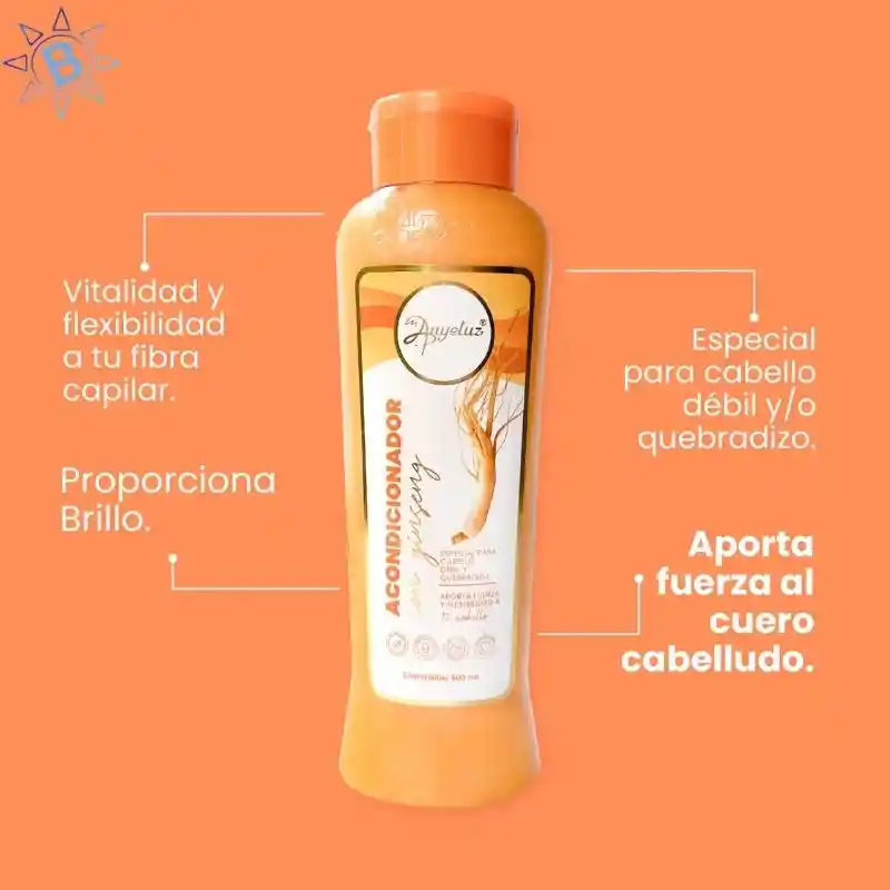 Acondicionador Ginseng Anyeluz