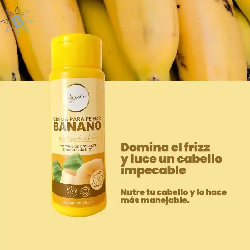 Crema Para Peinar Banano Anyeluz