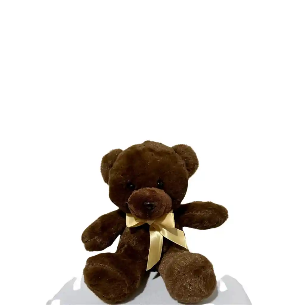 Peluche Oso Chocolate - Alto 20 Cms