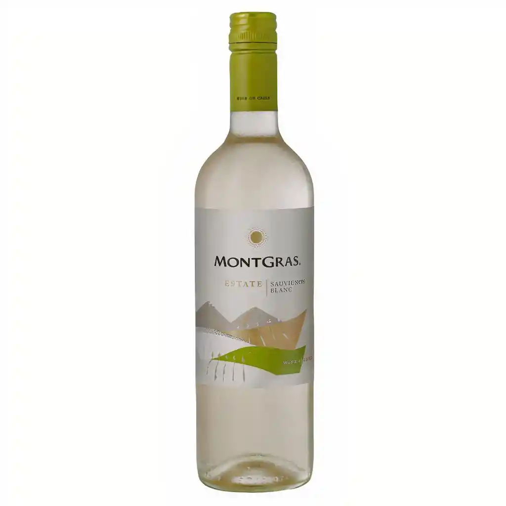 Montgras Vino Estate Sauvignon Blanc Botella