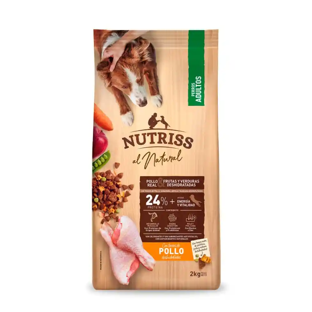 Nutriss Natural Adulto Pollo X 2 Kg