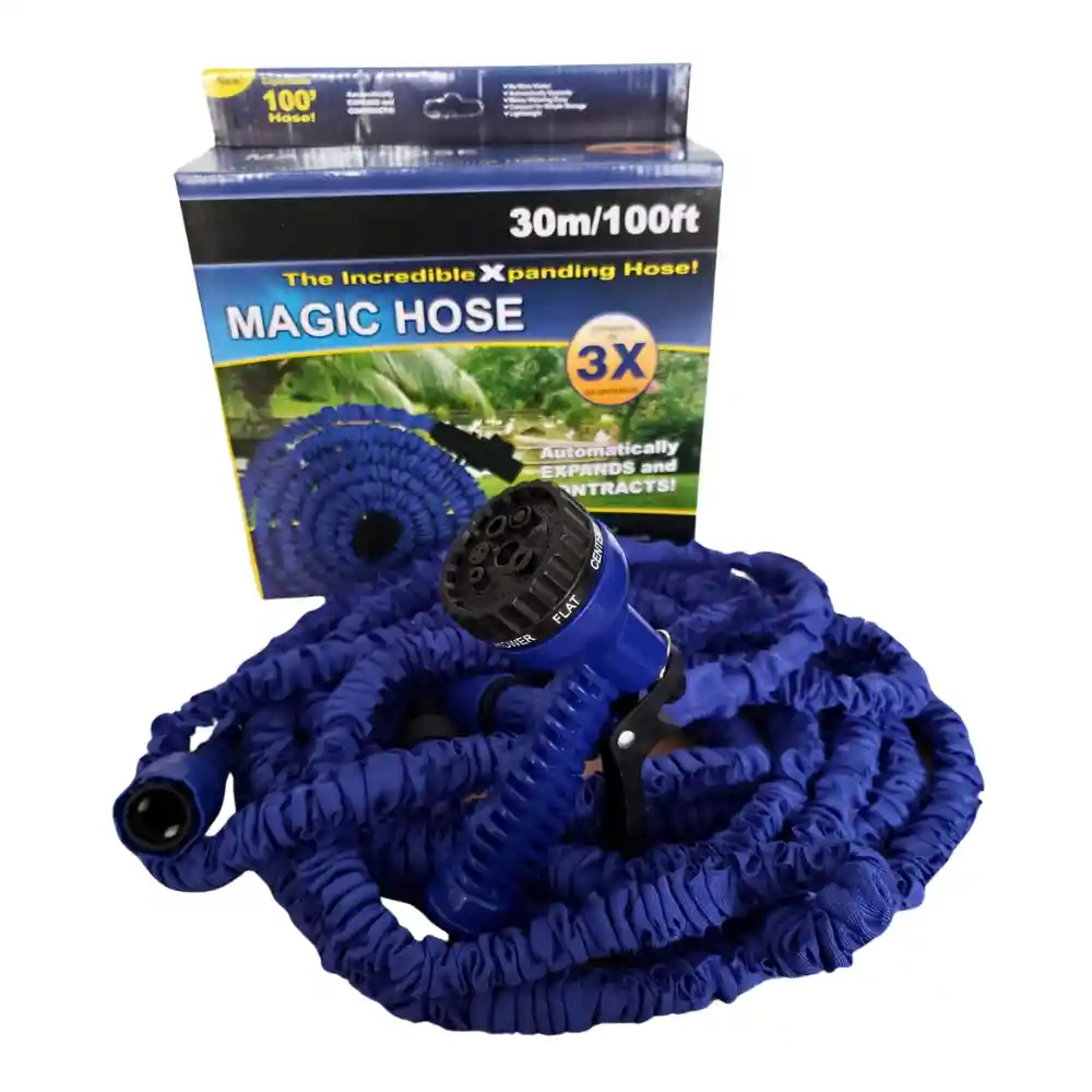 Manguera Expandible A 30m Magic Hose Profesional 100ft