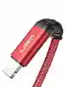 Cable Para Iphone Reforzado Mfi | Uso Rudo Rojo