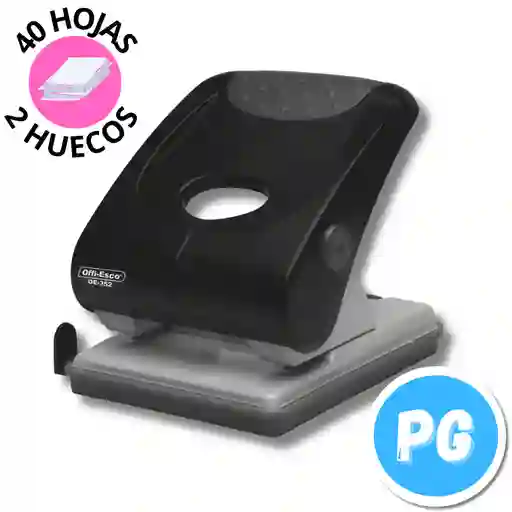 Perforadora Offiesco 2 Huecos 352 40 Hojas