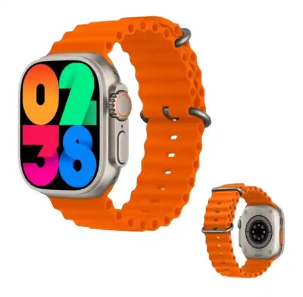Smart Watch H9 Naranja Ultra Plus Mobulaa Original