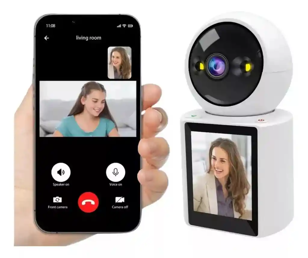 Camara De Seguridad Wifi Ip Videollamada Robotica Full Hd