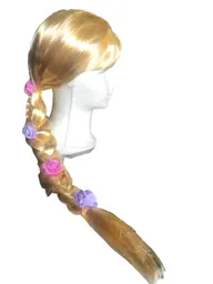 Peluca Rapunzel Enredados Princesa Fiesta Halloween Disfraz
