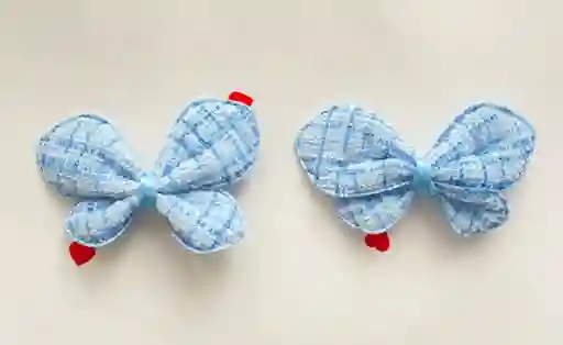 Set De Corbatin Grande Azul