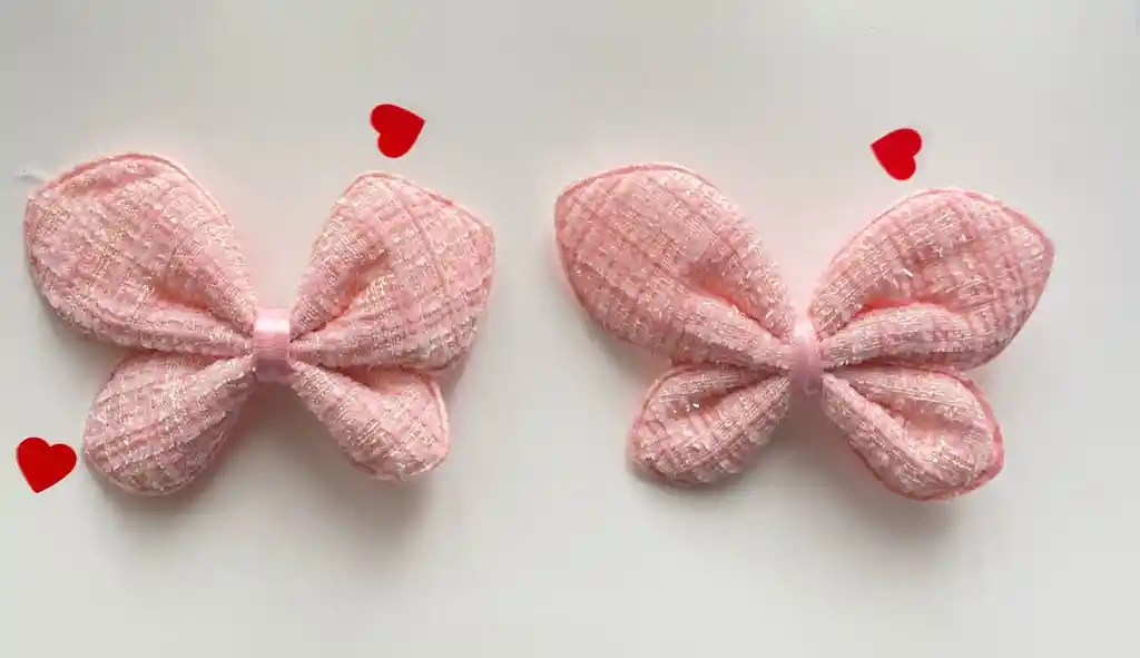 Set De Corbatin Grande Rosa