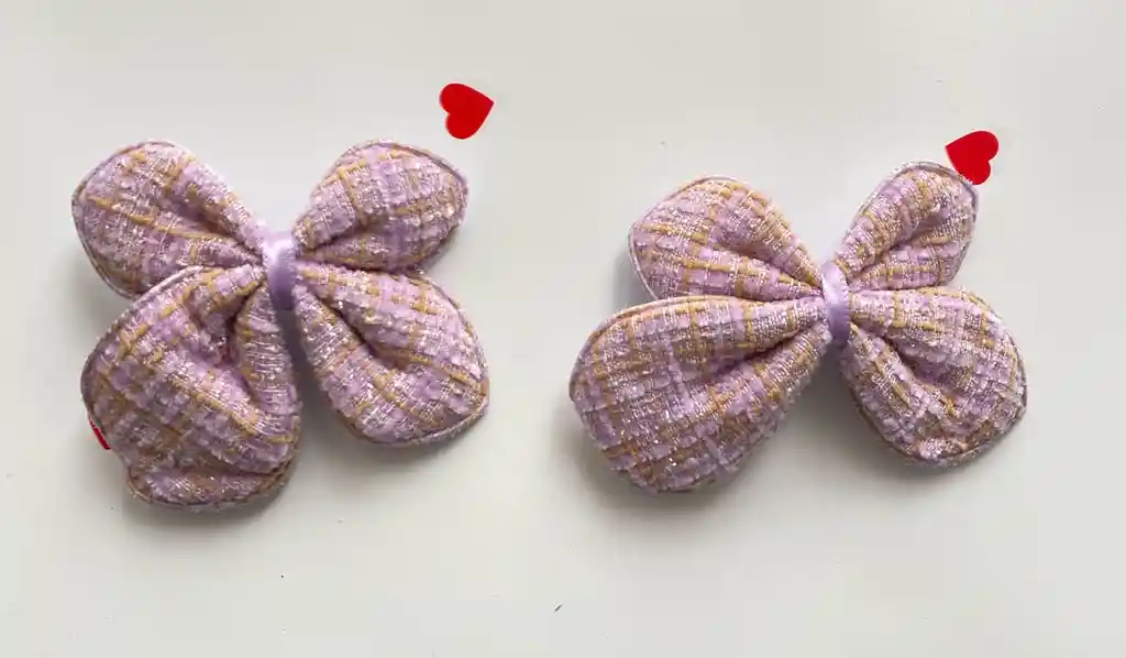 Set De Corbatin Grande Lila