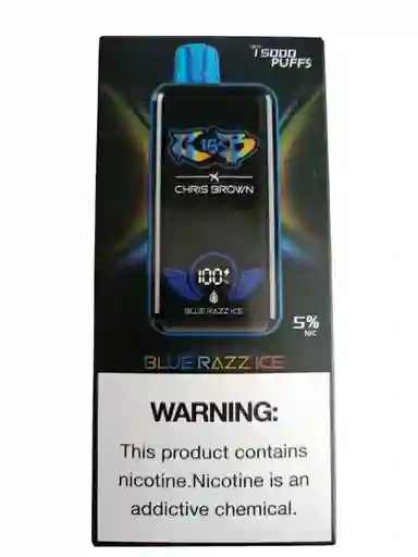 Vapeador C15b De 15.000 Puffs Blue Razz Ice