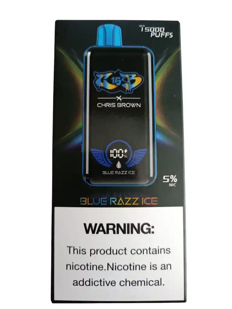 Vapeador C15b De 15.000 Puffs Blue Razz Ice